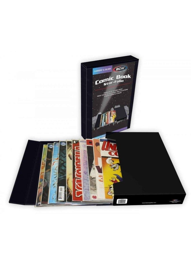 BCW Comic Book Stor-Folio – 1 Pack | Comic Book Travel Case for Current & Silver Age | Magnetic Comic Folio Carrier - Image 2